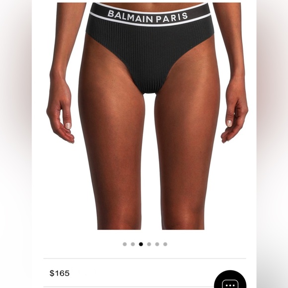 Balmain Logo Band Rib Knit Brief - Picture 10 of 10